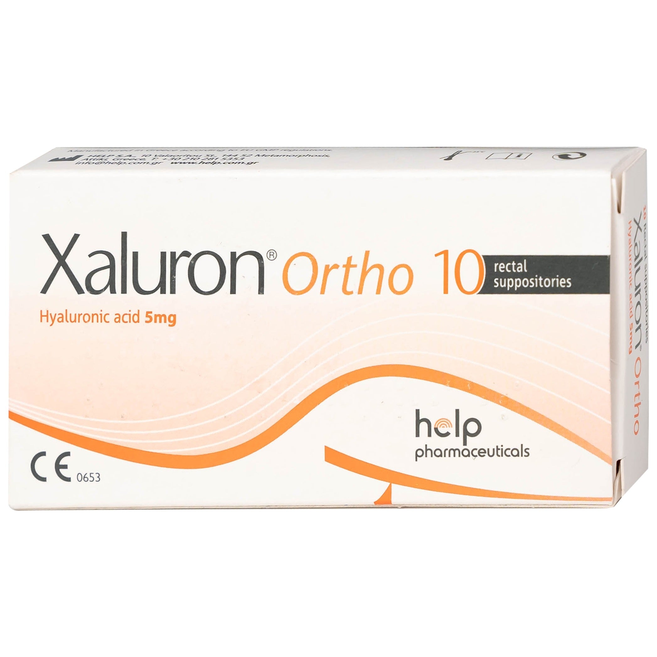 Xaluron® Ortho Rectal 10 Suppositories – Sodium Hyaluronate for Hemorrhoid