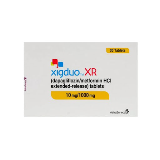 Xigduo XR 10/1000 mg tablets dapagliflozin metformin extended release prescription diabetes medicine
