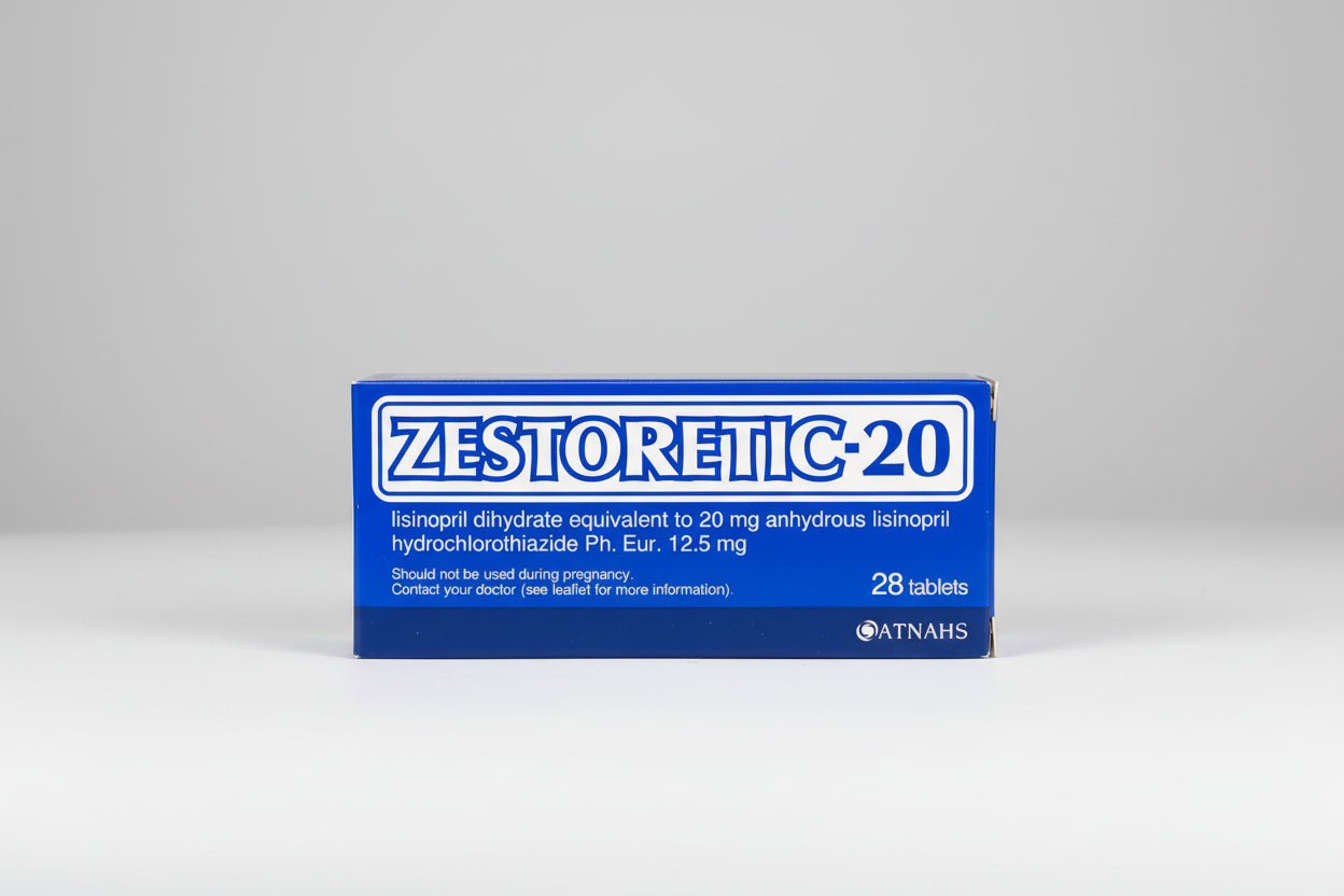Zestoretic 20 mg lisinopril hydrochlorothiazide blood pressure tablets 28