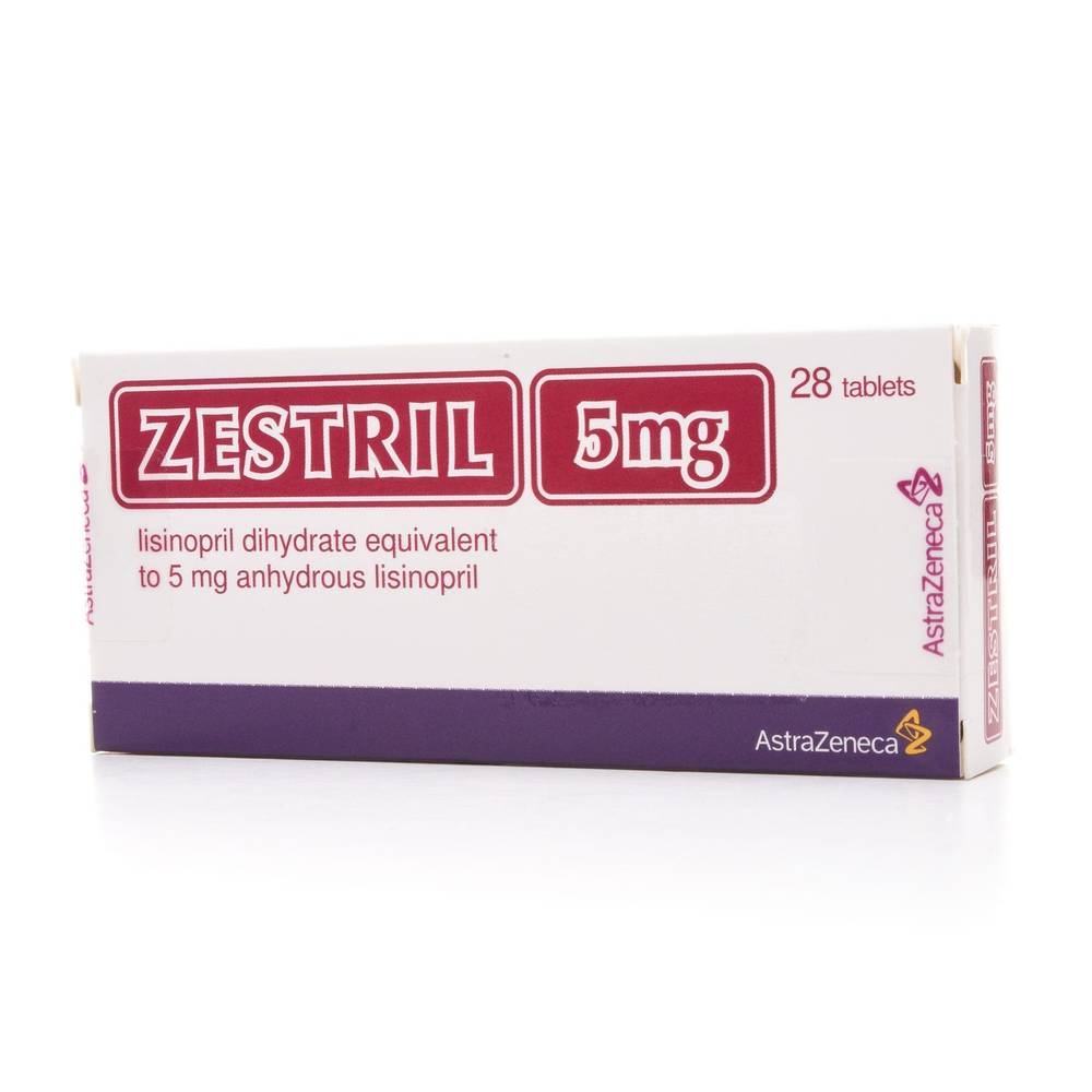 ZESTRIL® 5 MG (28 Tablets) – Prescription Blood Pressure Medicine