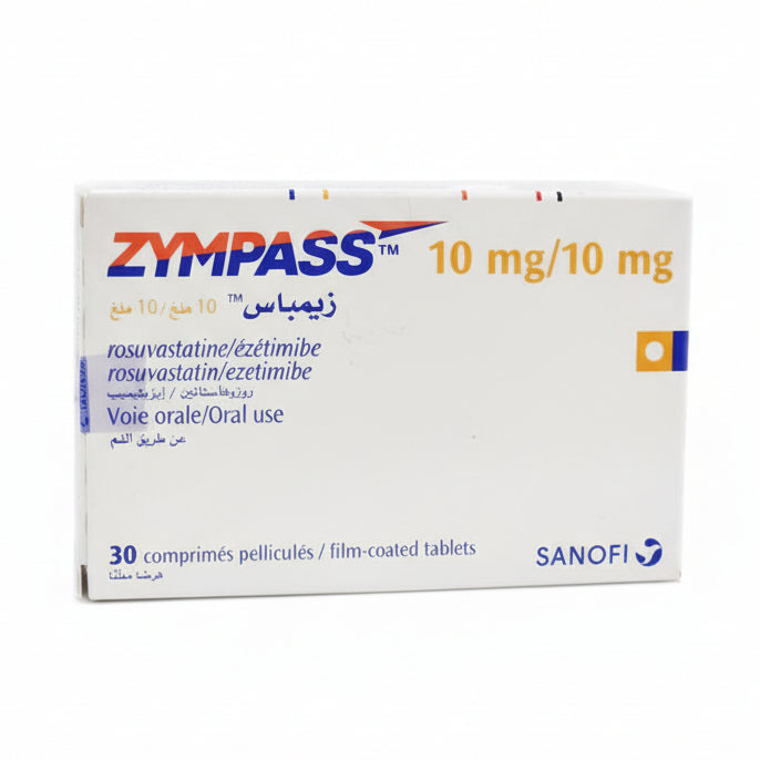 ZYMPASS® 10 MG / 10 MG (30 Tablets) – Dual-Action Cholesterol Management