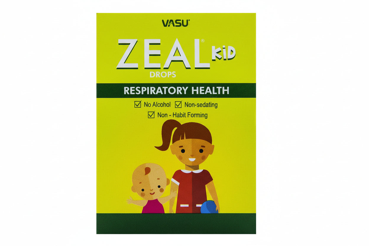 Zeal® Kid Drop 30 ml – Herbal Cough, Cold & Respiratory Support for Children