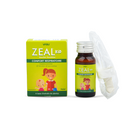 Zeal kid herbal drops tulsi vasaka licorice pediatric cough cold respiratory relief 30 ml bottle Health Boutique