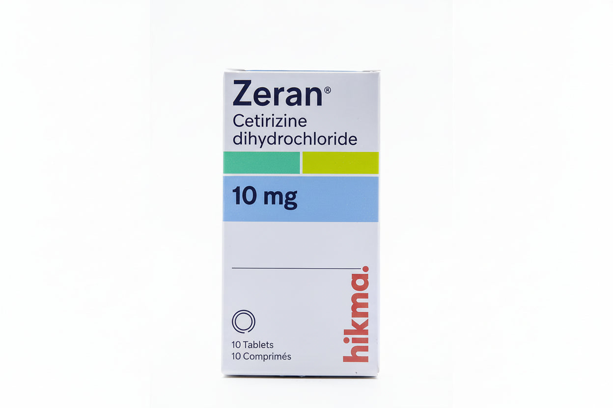 Zeran cetirizine 10 mg antihistamine allergy tablets 10 Health Boutique