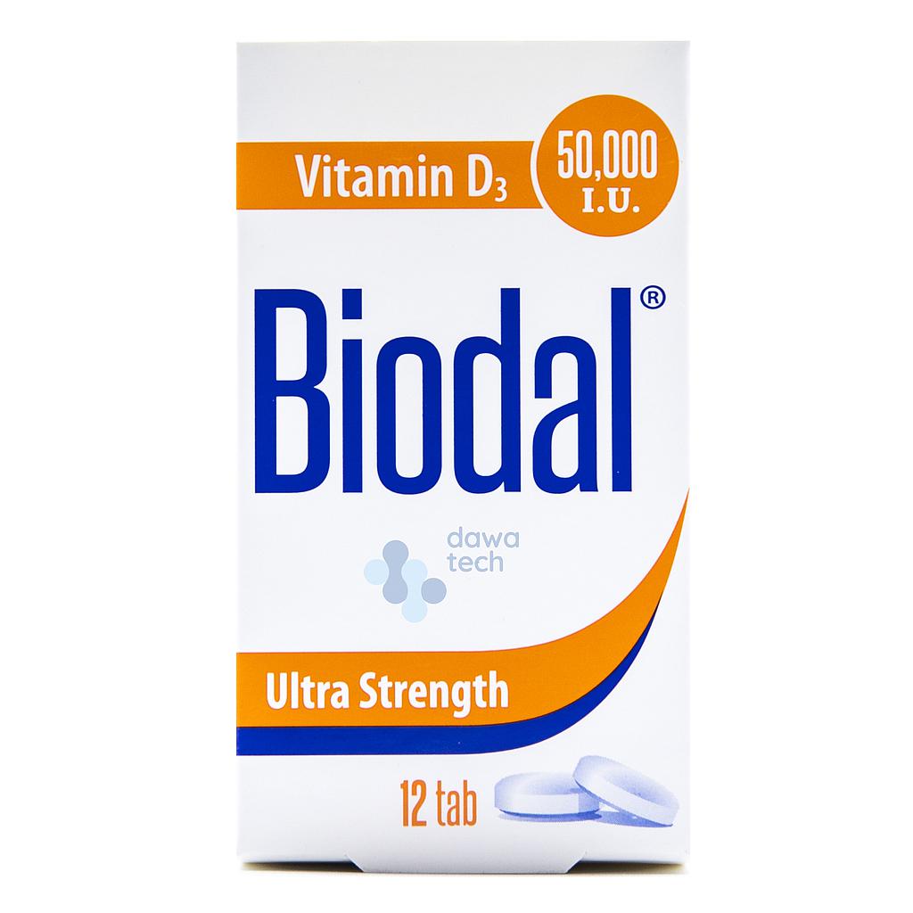 Biodal 50,000 IU Vitamin D3 high-strength cholecalciferol supplement - health boutique