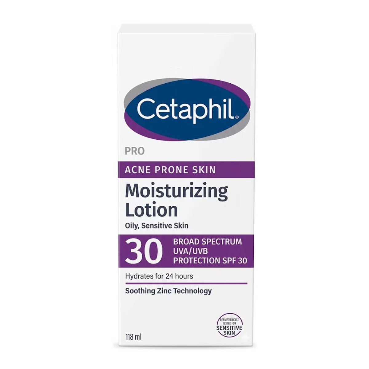 Cetaphil Pro Oil-Free Acne-Prone Skin Moisturizing Lotion 118ml for Hydration and Blemish Control
