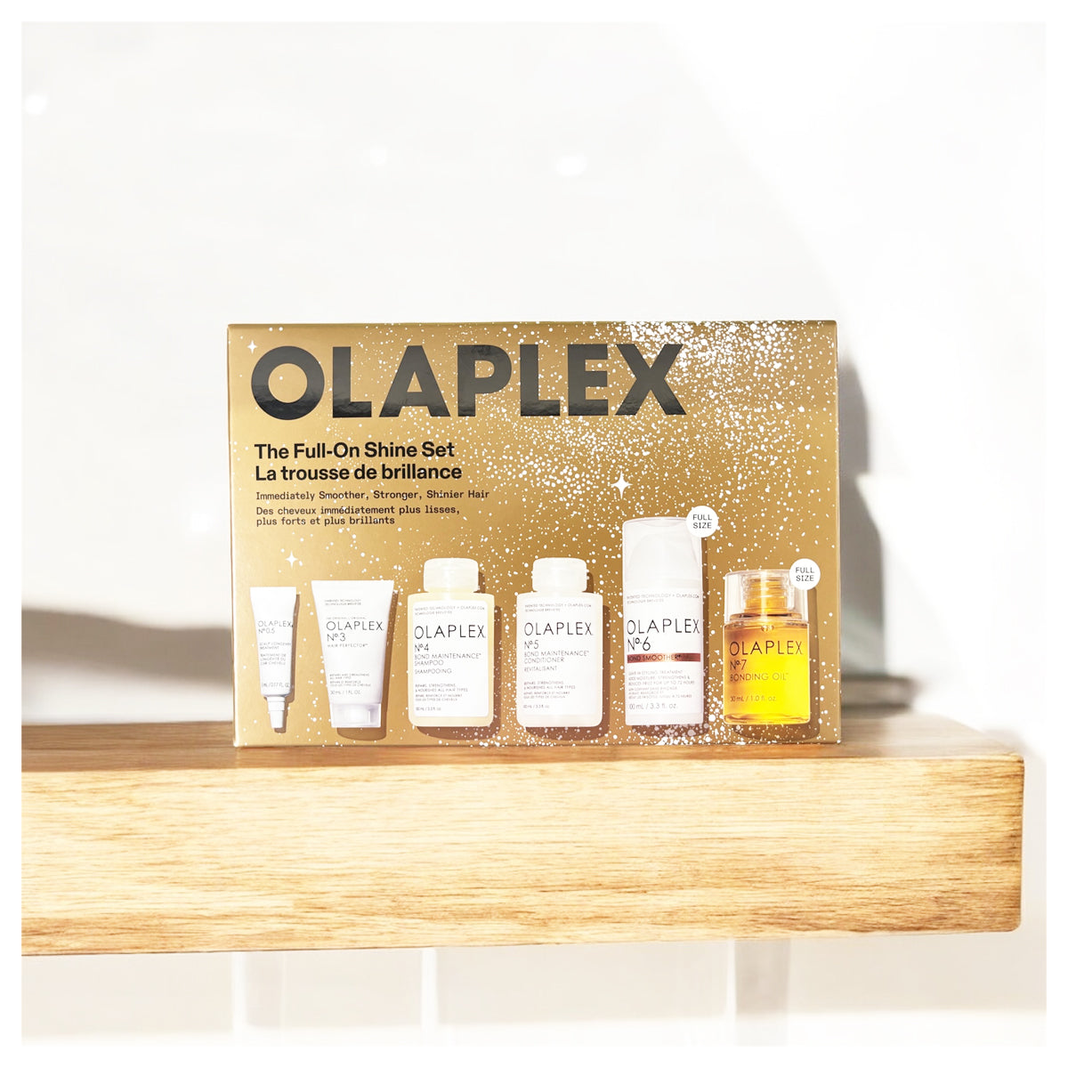 Olaplex Full-On Shine Hair Care Set with Complimentary Scalp Longevity Treatment 50ml