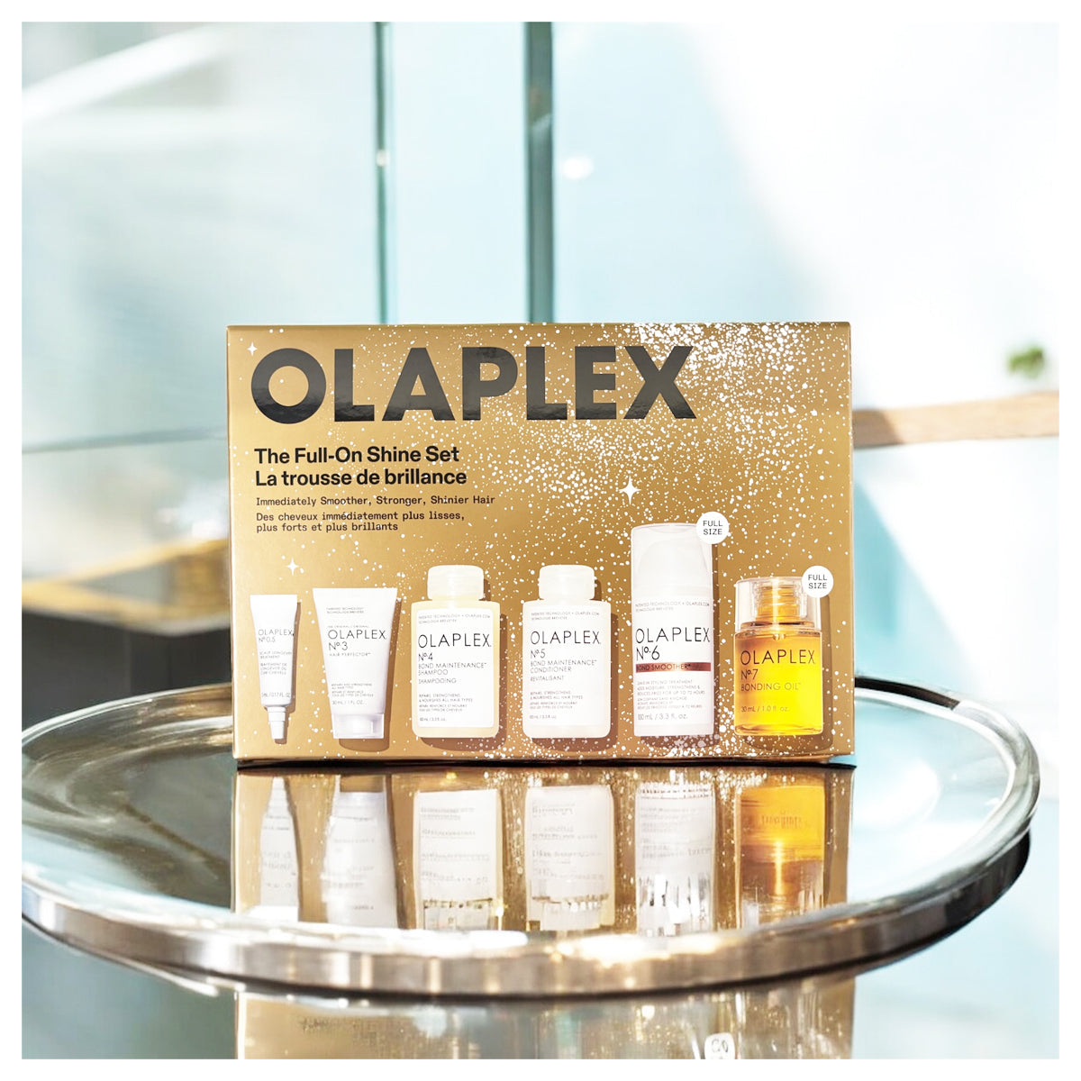 Olaplex Full-On Shine Hair Care Set with Complimentary Scalp Longevity Treatment 50ml