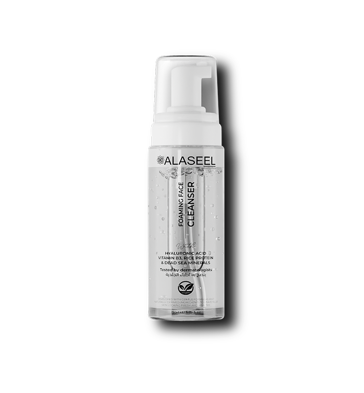 Alaseel Brand Gentle Foam Face Cleanser - Deep Pore Cleansing Formula