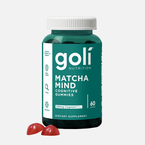 MatchGoli Matcha Mind Gummies 60 – vegan matcha green tea gummies with L-theanine for focus and energy, available at HealthBoutiqueJo.com with fast delivery Jordan ,gcc, Israel