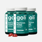 Goli Matcha Mind Gummies 60 – vegan matcha green tea gummies with L-theanine for focus and energy, available at HealthBoutiqueJo.com with fast delivery