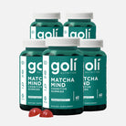 Goli Matcha Mind Gummies 60 – vegan matcha green tea gummies with L-theanine for focus and energy, available at HealthBoutiqueJo.com with fast delivery Jordan