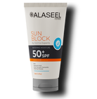 Alaseel Brand Sunblock - High Protection SPF 50+ UVA/UVB Broad Spectrum Sunscreen for Face and Body