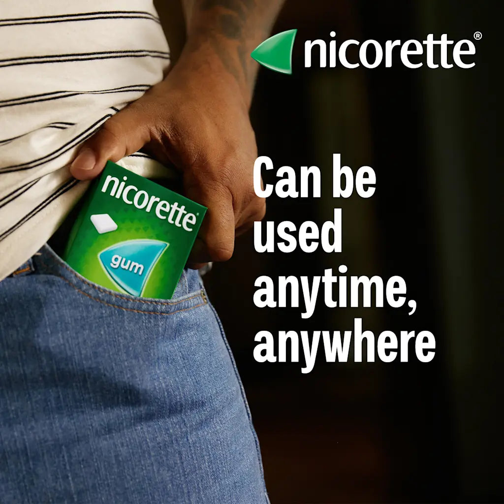 Nicorette Gum Fresh Mint 2 mg & 4 mg nicotine quit smoking gum - Jordan- health Boutique