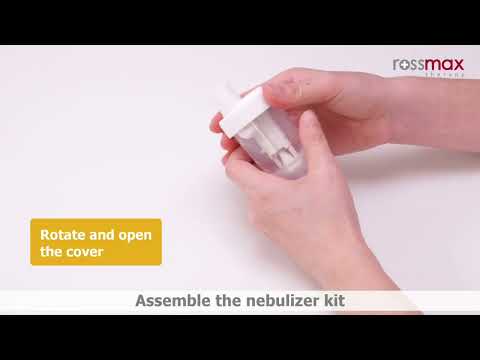 Rossmax NE100 Nebulizer Jordan– powerful piston compressor inhaler with adult and child masks