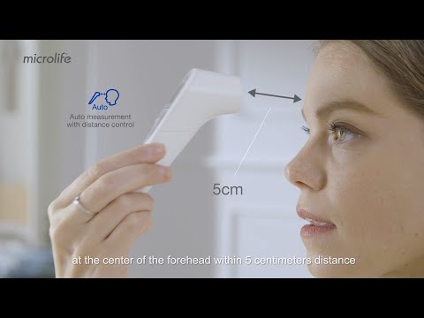 Microlife NC 200 non-contact infrared thermometer Jordan for fast, hygienic temperature measurement – suitable for families in Jordan and GCC