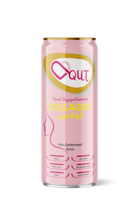 Buy QUT Collagen Drink 250ml at HealthBoutiqueJo.com – premium beauty collagen for glowing skin, hydration & firmness. Fast delivery in Jordan & GCC.