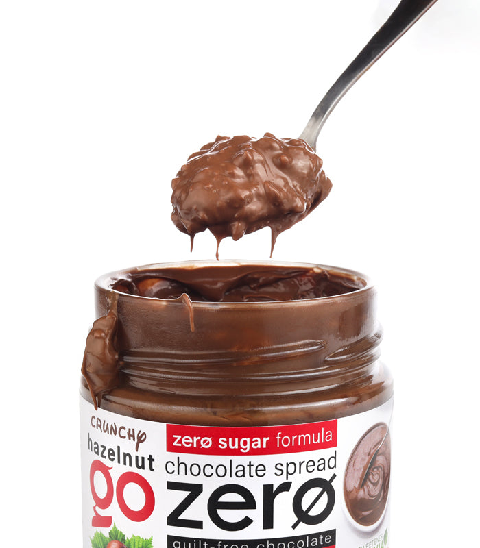 Go Zero Crunchy Hazelnut Chocolate Spread Sugar Free -health boutique