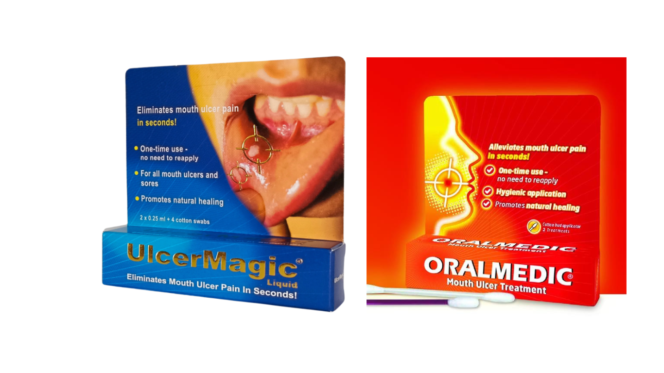 UlcerMagic vs oralmedic  – Fast Relief for Mouth Ulcers & Canker Sores | HealthBoutiqueJO