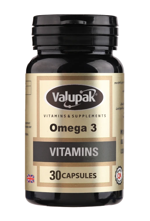 Valupak Omega-3 Fish Oil Capsules - 30 Count High-Strength Supplement