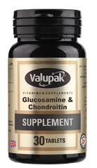 Valupak Glucosamine & Chondroitin Joint Support Supplement - 30 Tablets