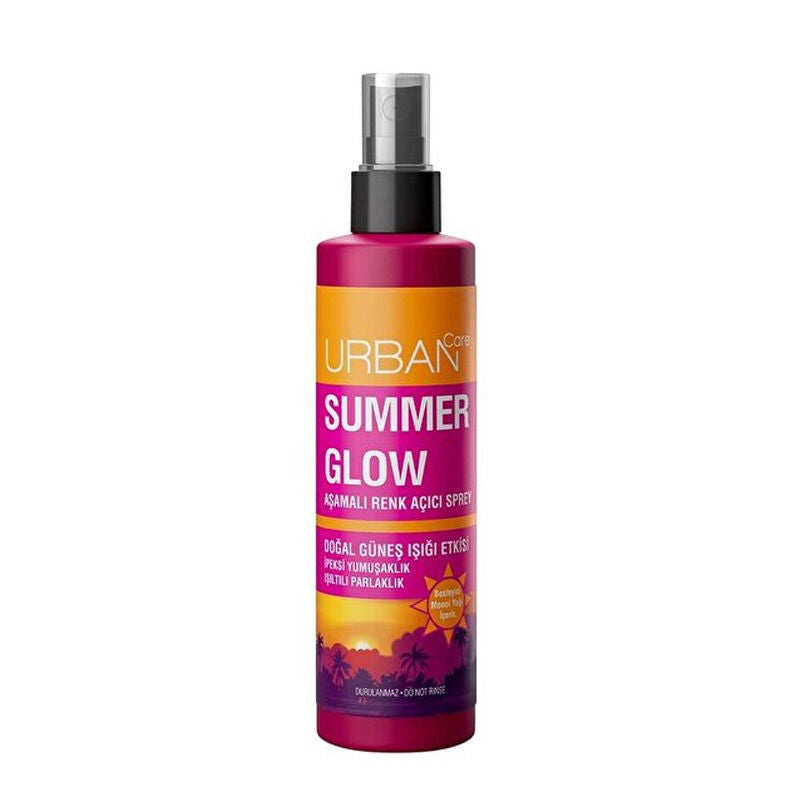 Urban Care Summer Glow Hair Lightening Spray 150ml - Sun-Kissed Highlights
