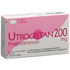Utrogestan 200mg progesterone capsules blister pack – prescription-only medication health boutique Jordan
