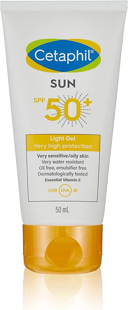 Cetaphil Sun SPF 50+ Light Gel broad-spectrum sunscreen with Vitamin E Health Boutique