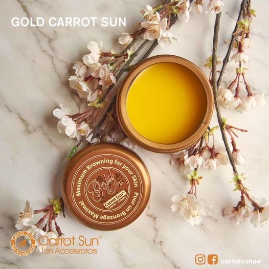 Carrot Sun Tanning  Gold Cream