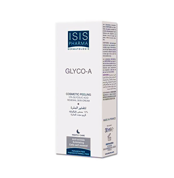 Isispharma Glyco A Cream Glycolic Acid Skin Renewal Cream 30ml Health Boutique
