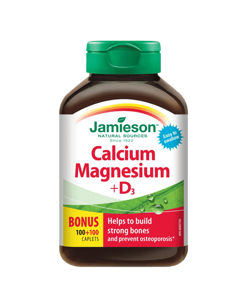 JAMIESON CALCIUM MAGNESIUM+VITAMINED3