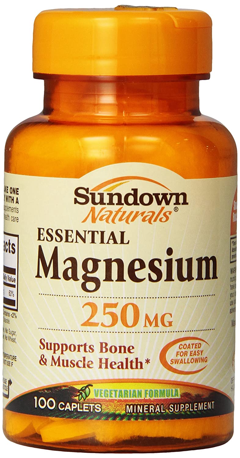 SUNDOWN MAGNESIUM 250MG 100 CAPLETS – The Health Boutique