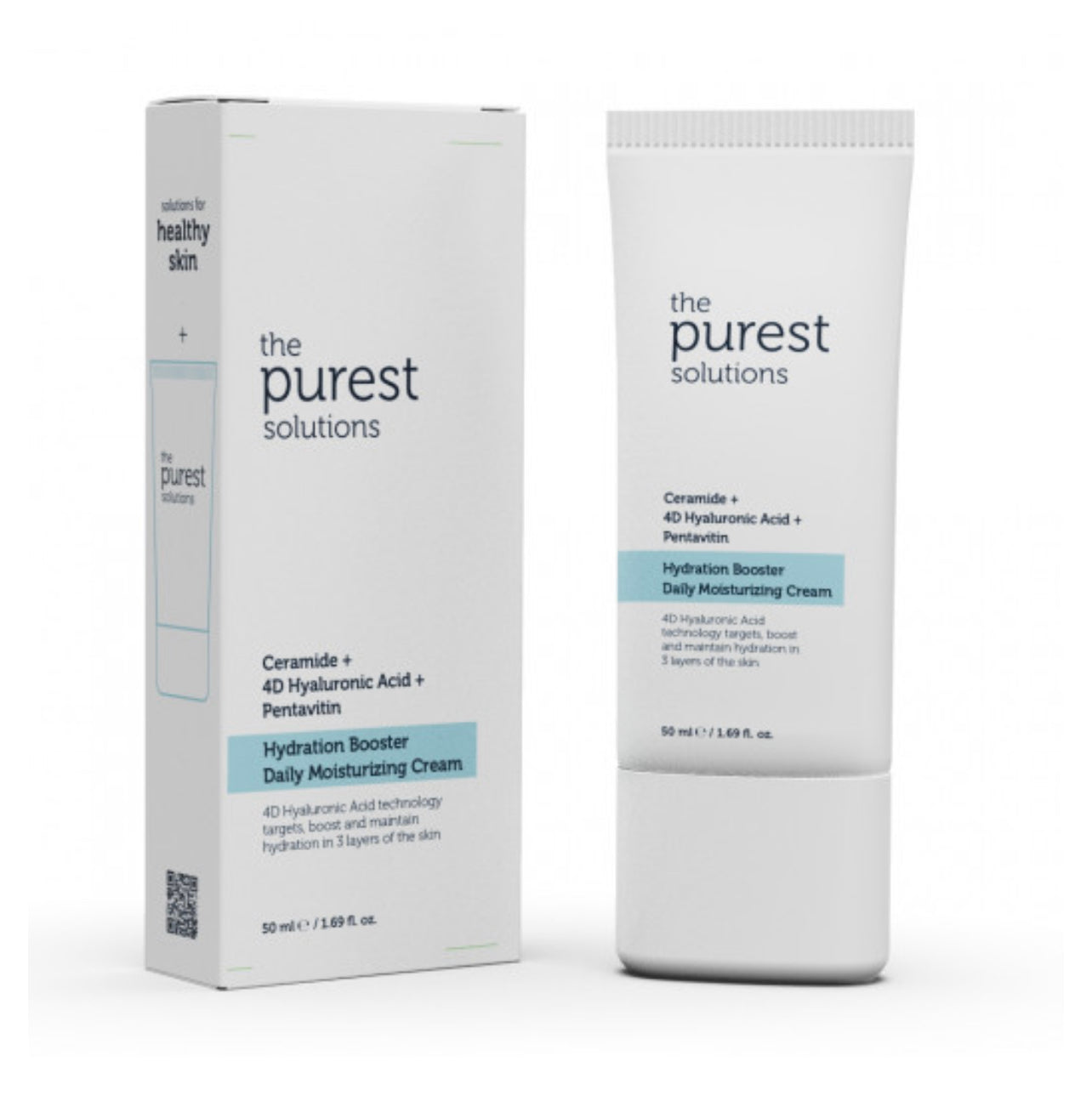 The Purest Solutions Hydration Booster Daily Moisturizing Cream hydrating face moisturizer for dry skin 50ml Health Boutique