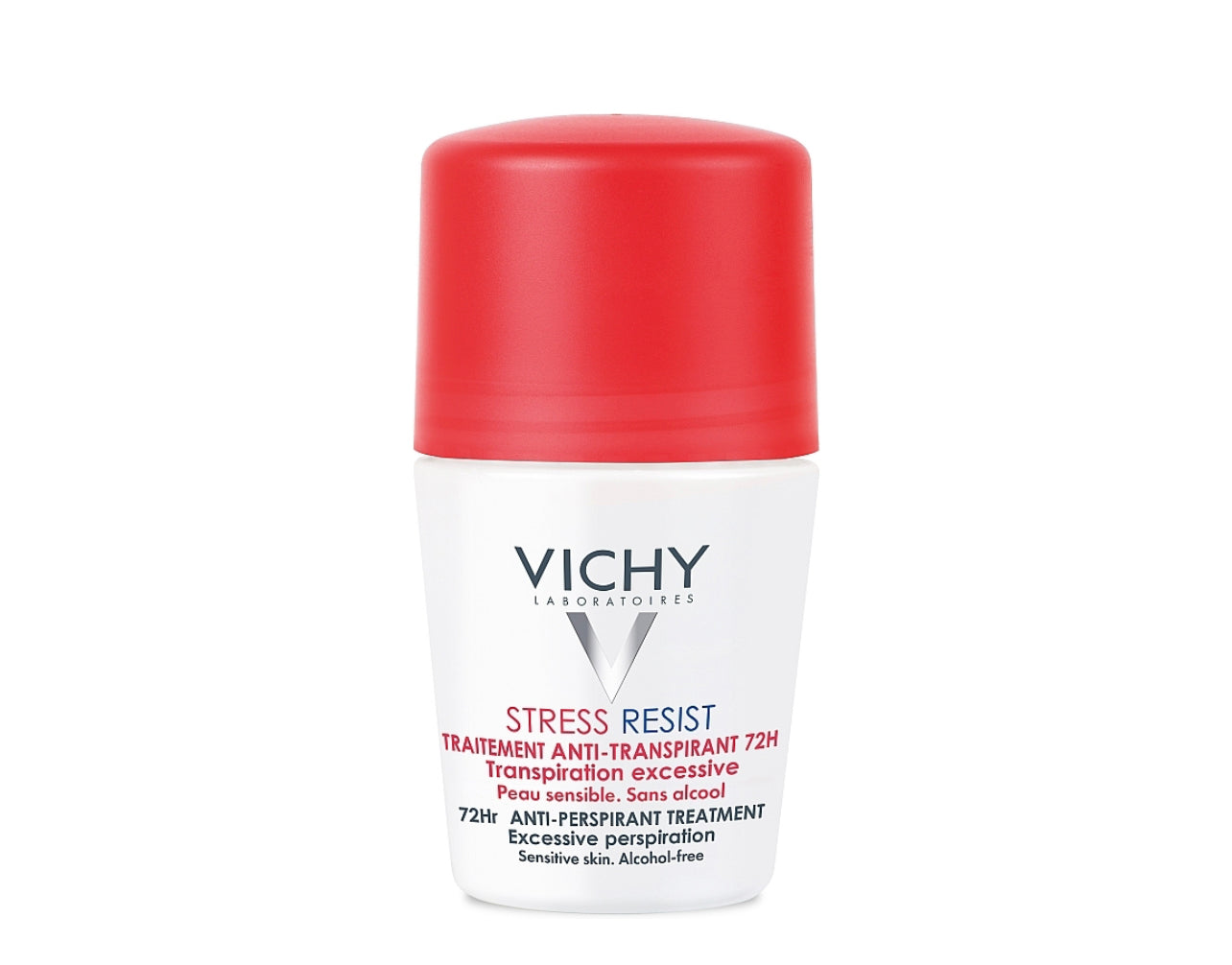 Vichy Stress Resist 72H Antiperspirant Deodorant Aluminum Chlorohydrate Perlite Roll On 50ml Health Boutique