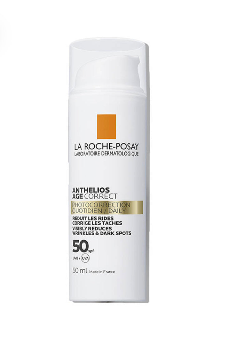 La Roche-Posay Anthelios Age Correct SPF50 Anti Ageing Invisible Sunscreen with Niacinamide 50ml