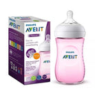 AVENT Natural 260ml Pink Feeding Bottle 260ml New Born