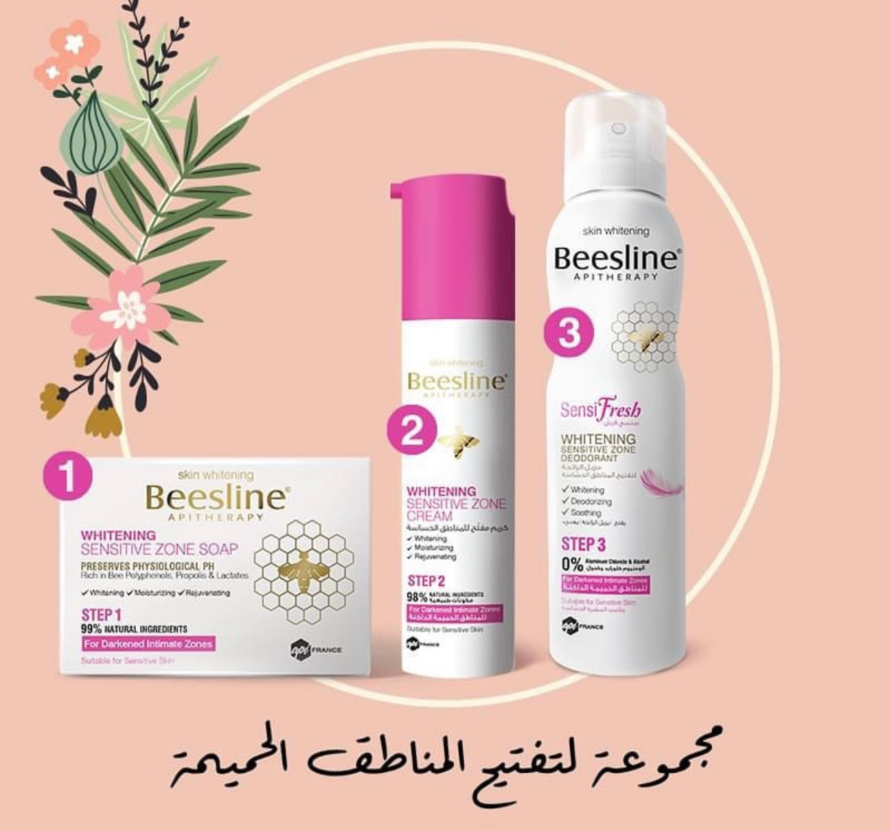 BEESLINE SENSITIVE AREA WHITENING PACKAGE