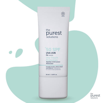THE PUREST SOLUTIONSDry Touch Protection Spf50+ 50ml - Mattifier & Oil Control Moisturizer