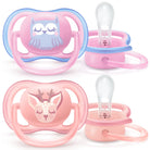 AVENT ULTRA AIR 0-6M 2  SILICONE PACIFIER - the health boutique